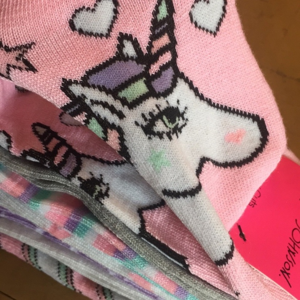 Betsey Johnson 10 Pair Low Socks Unicorn NWT - Picture 2 of 7
